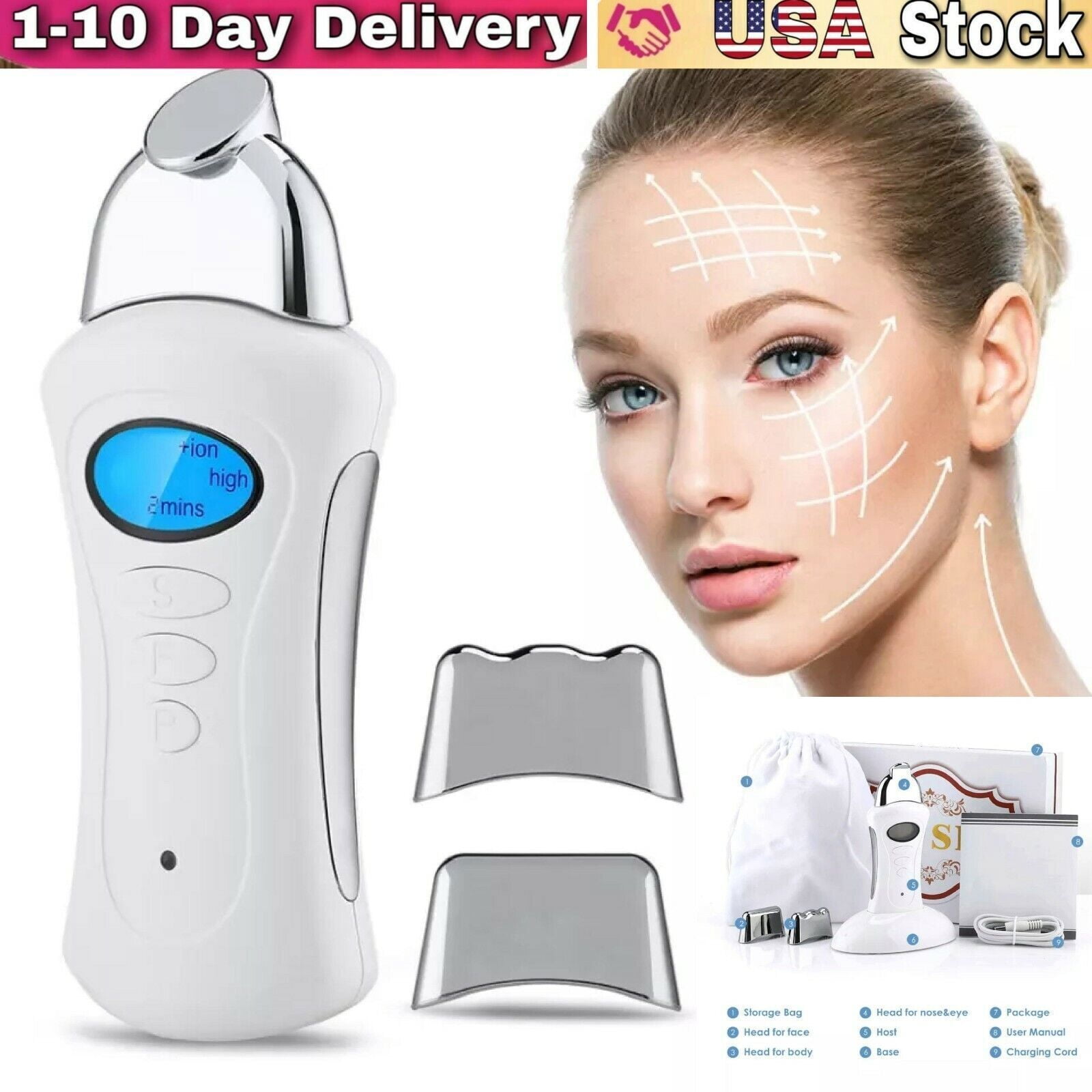 MiniMicrocurrentFacialMachineGalvanicSpaFacialSkinLiftingBodySlimmingMa ...