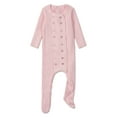 thumbnail image 1 of MiniMoi Baby and Toddler Sweater Rib Footie, 9 Months, Blue, 1 of 6