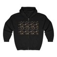 thumbnail image 1 of Miniaday Designs Unisex Heavy Blend™ Full Zip Hooded Sweatshirt Ethereal Avian Silhouettes Collection, 1 of 2
