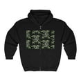 thumbnail image 1 of Miniaday Designs Unisex Heavy Blend™ Full Zip Hooded Sweatshirt Serene Botanical Harmony Collection, 1 of 2