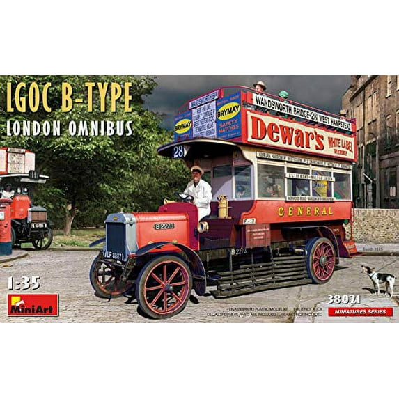 MiniArt Models LGOC B-Type London Omnibus New