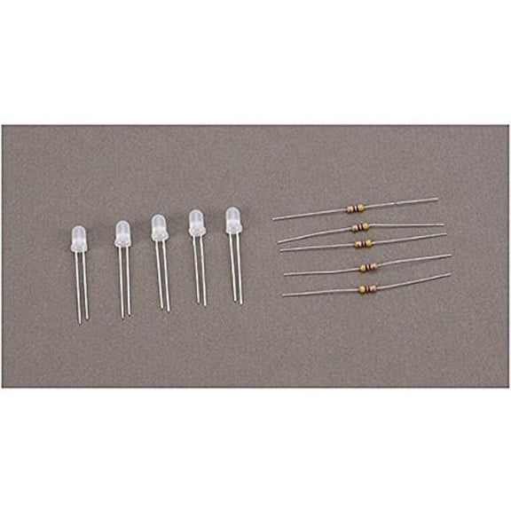 Miniatronics Corp 5mm Bi-Polar LED Red & Green/2 Leg 5 MNT1224005 Electrical & Electronics