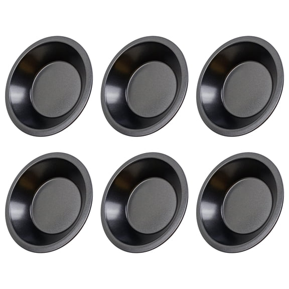 Miniature 5Inch Pie Pan Carbon Steel Nonstick Coating For Single Serve Pie Oven Safe Single Serving Dish