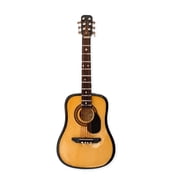 Miniature ACCOUSTIC GUITAR MAGNET Musical Instrument, 4" Long, Superb Detail