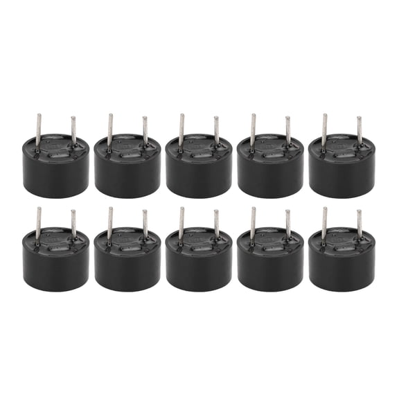 Miniature Active Buzzer 10,Pack, 3V Power, Ideal For Printers, Copiers, DIY Projects, 9x6/5.5MM