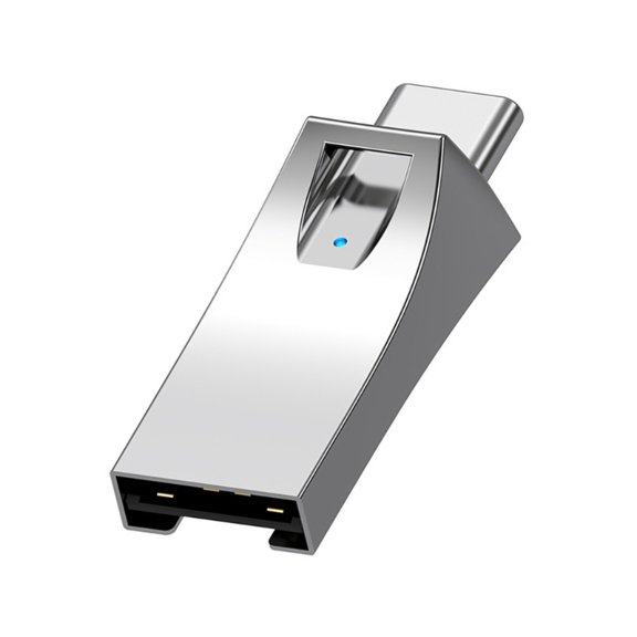 Miniature Alloy Double Port Card Reader Works With TF Microed Memory Cards