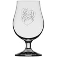 thumbnail image 1 of Miniature American Shepherd Dog Themed Etched 13.25oz Iona Beer Glass, 1 of 1