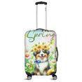 thumbnail image 1 of Miniature American Shepherd Hello Spring Time Flower Floral Nature Travel Luggage Cover MAS Dog Lover Gifts Suitcase Dust Protective Decor - 02031, 1 of 5