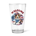 thumbnail image 1 of Miniature American Shepherd Patriotic Welcome for 4Th of July Independence Day 16oz Pint Beer Glass Mug MAS Dog Lover Gifts Beer Glasses Cup - 00010, 1 of 5