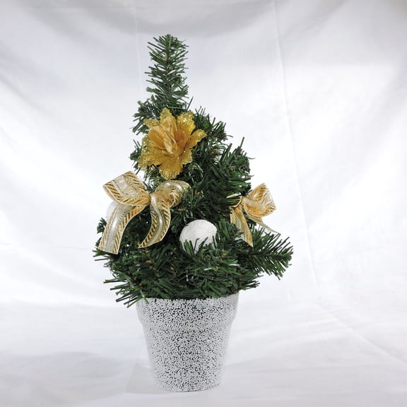 Miniature Artificial Christmas Tree, Desktop Holiday Decoration, Plastic Plant Ornament, Festive Indoor Display for Home