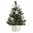thumbnail image 1 of Miniature Artificial Christmas Tree Ornament Small Desktop Tree Decorative Holiday Decor Lifelike Pine Gift for Home Office Mantel Tabletop Centerpiece Easy Hang and Store Year-Round Festive Present, 1 of 5