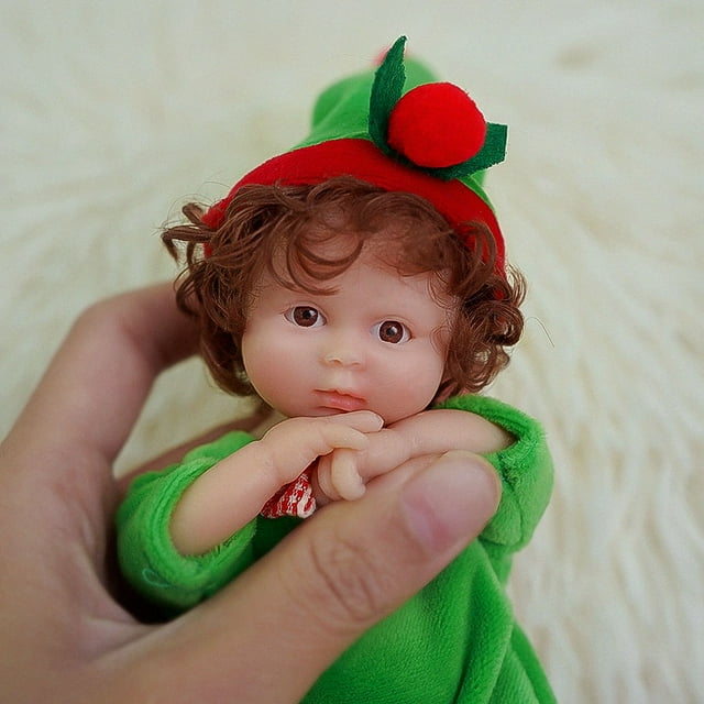 Miniature Babies, 6 inch ,Silicone Full Body Reborn Baby Dolls ...