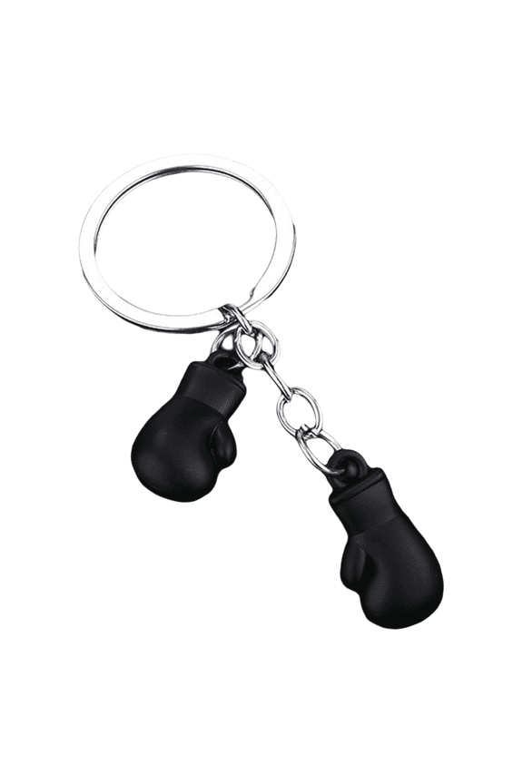 Miniature Boxing Gloves Keychain Simulation Fitness Pendant Keyring Couples Car Keys Accessory Men's Accessories