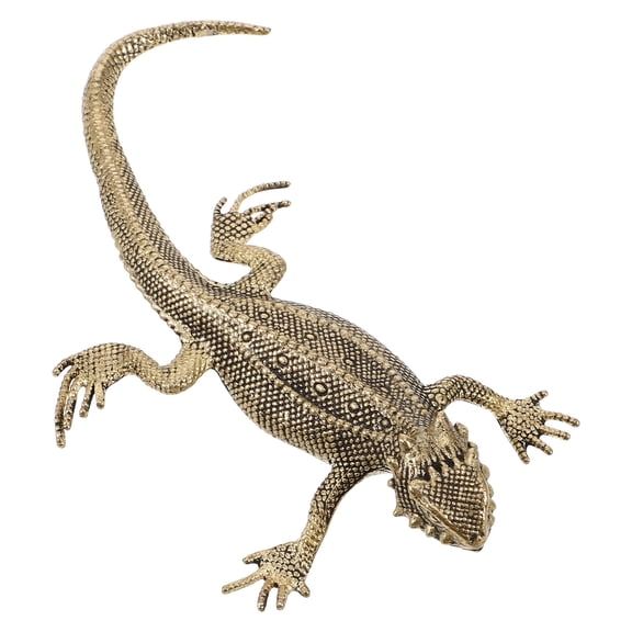 Vintage Multi Brass Lizard Figurine for Decoration Charming Craft with Artistic Appeal and Detailed