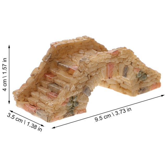 Miniature Bridge Model Decorative Tiny Bridge Craft Micro Landscape ...