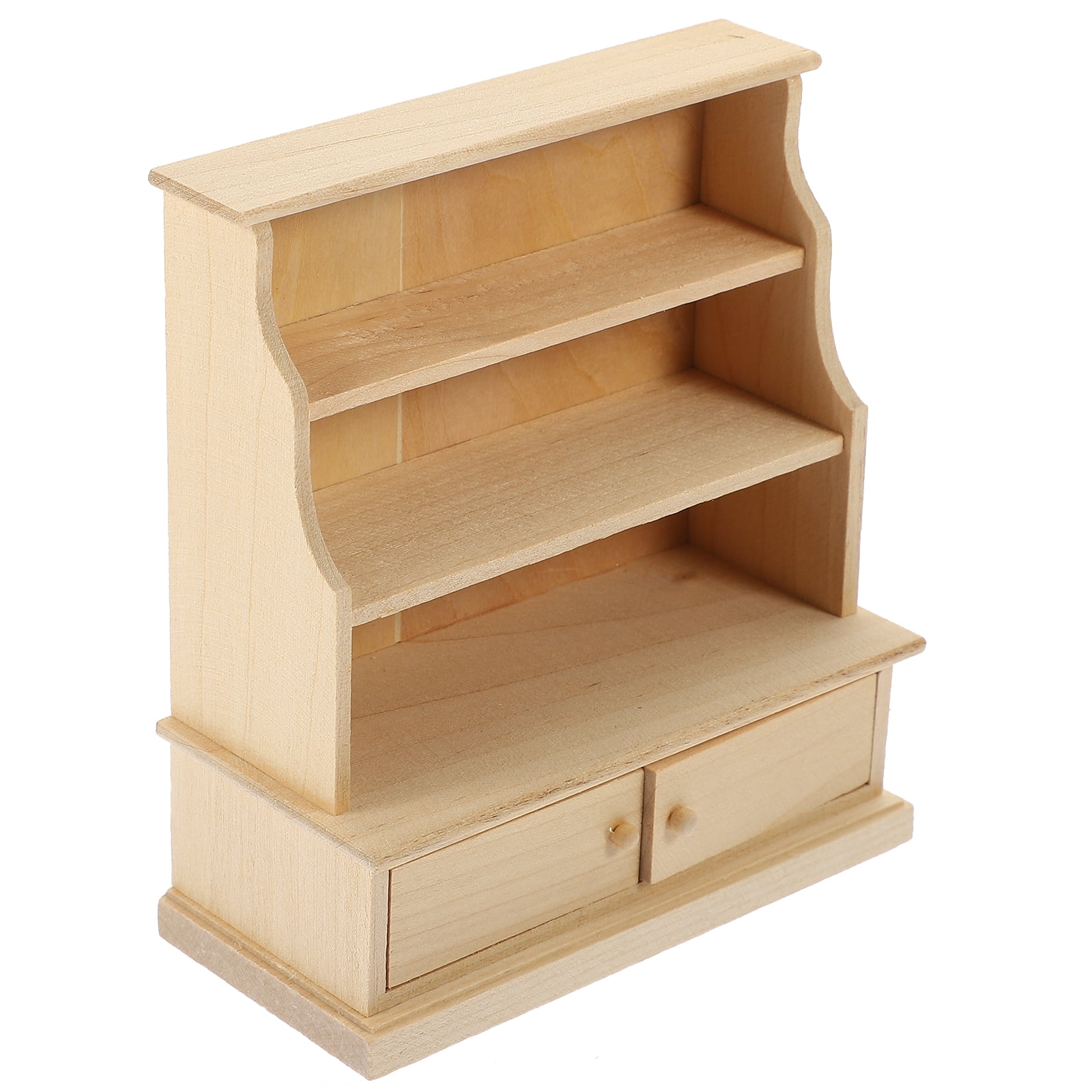 Miniature Cabinet 1:12 Kitchen Scene Model Mini Bakery Display Cabinet ...