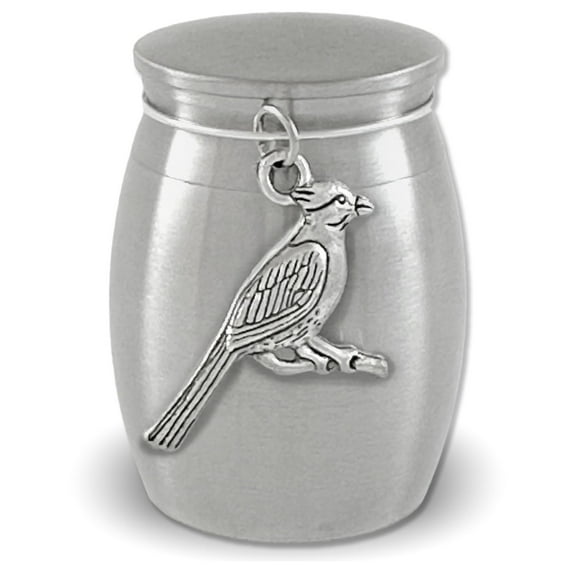 Miniature Cardinal Urn Cremation Ashes Holder Memorial Keepsake Small Size