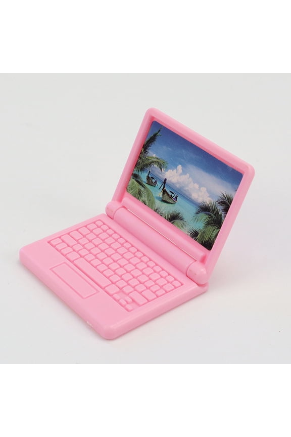 Miniature Cartoon Simulation Laptop Mini Model Toy Doll House Home Scene Decoration Props