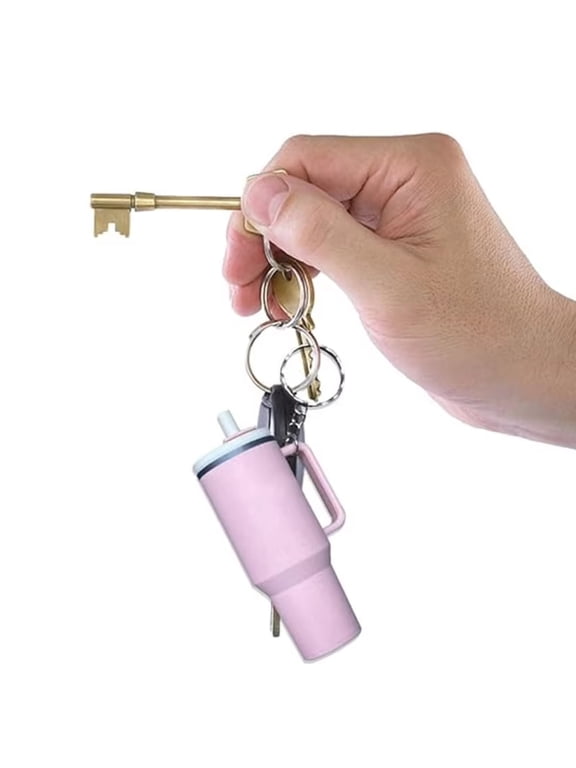 Miniature Charm Keychain Backpack Bottle Holder Cute Stash Tumbler Mini Cup Key Chain Chapstick Accessories 2024