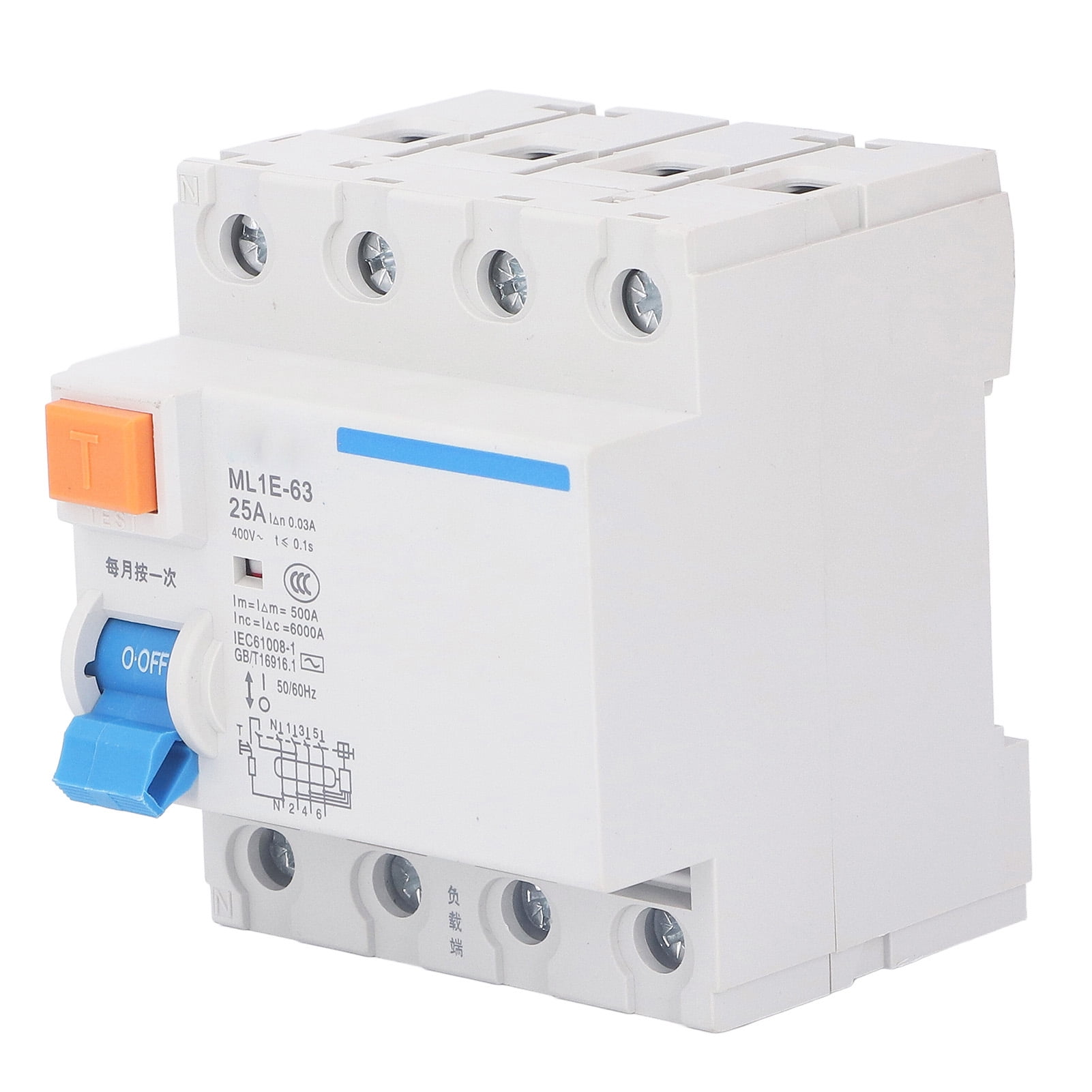 Miniature Circuit Breaker Residual Current Circuit Breaker with Overcurrent Leakage Protection