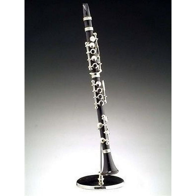 Clarinette miniature : instrument de musique en bakélite hauteur 16 cm