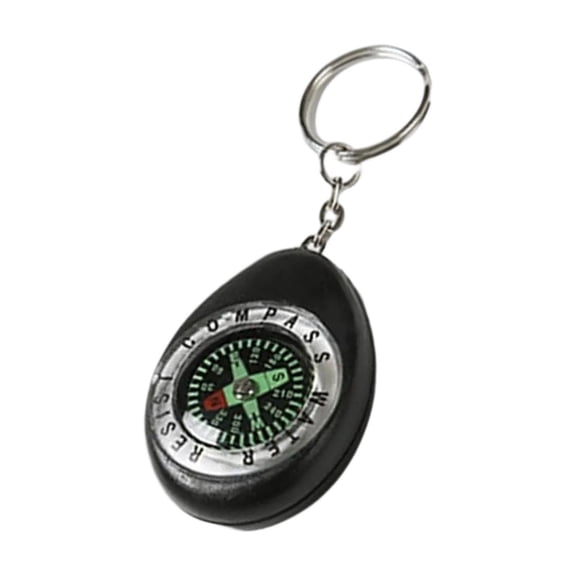 Miniature Compasses Key Holder Keychain Ornament Shockproof Waterproof Backpack Pendant for Explorers and Outdoor Lovers