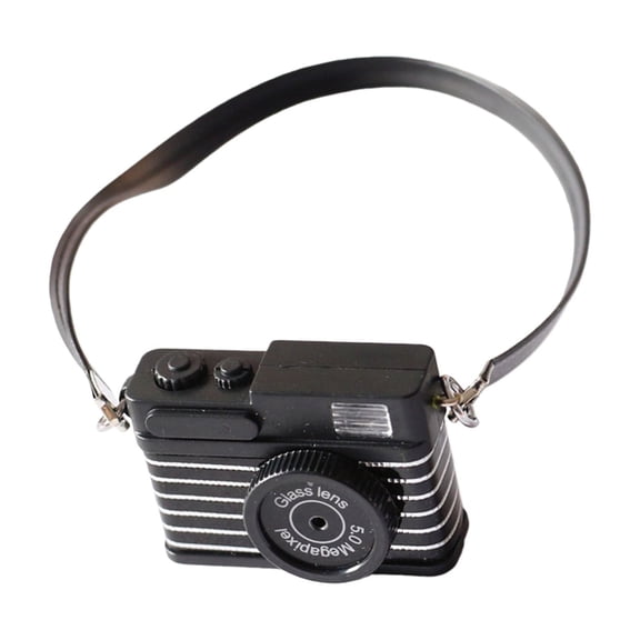 Miniature DSLR Camera Model Decorative Props For Doll House Accessories Photography Props And Safe Play For Children