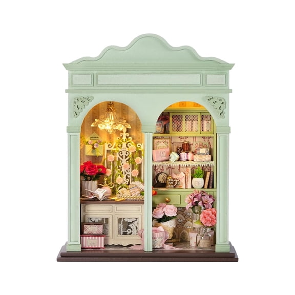 Miniature Desktop Ornament Tiny Cottage Room Home Shelf Display