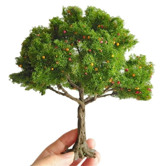 Miniature Diorama Trees:Green Scenery Landscape Model Trees Train Scenery Landscape Simulation Green Tree Sand Table Model （A）