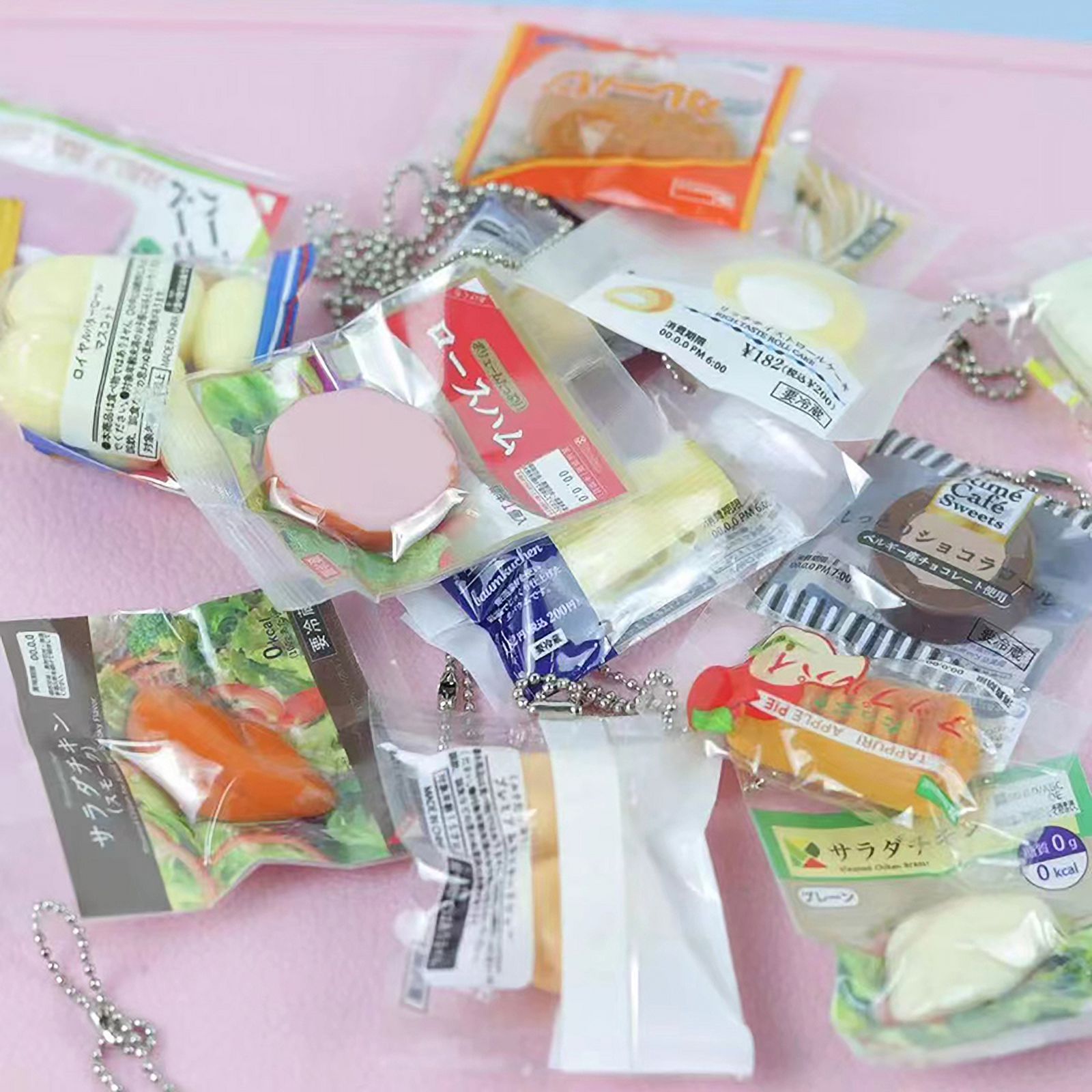 Miniature Doll Food Mini Snack Bag Model Toy Pretend Play Dollhouse