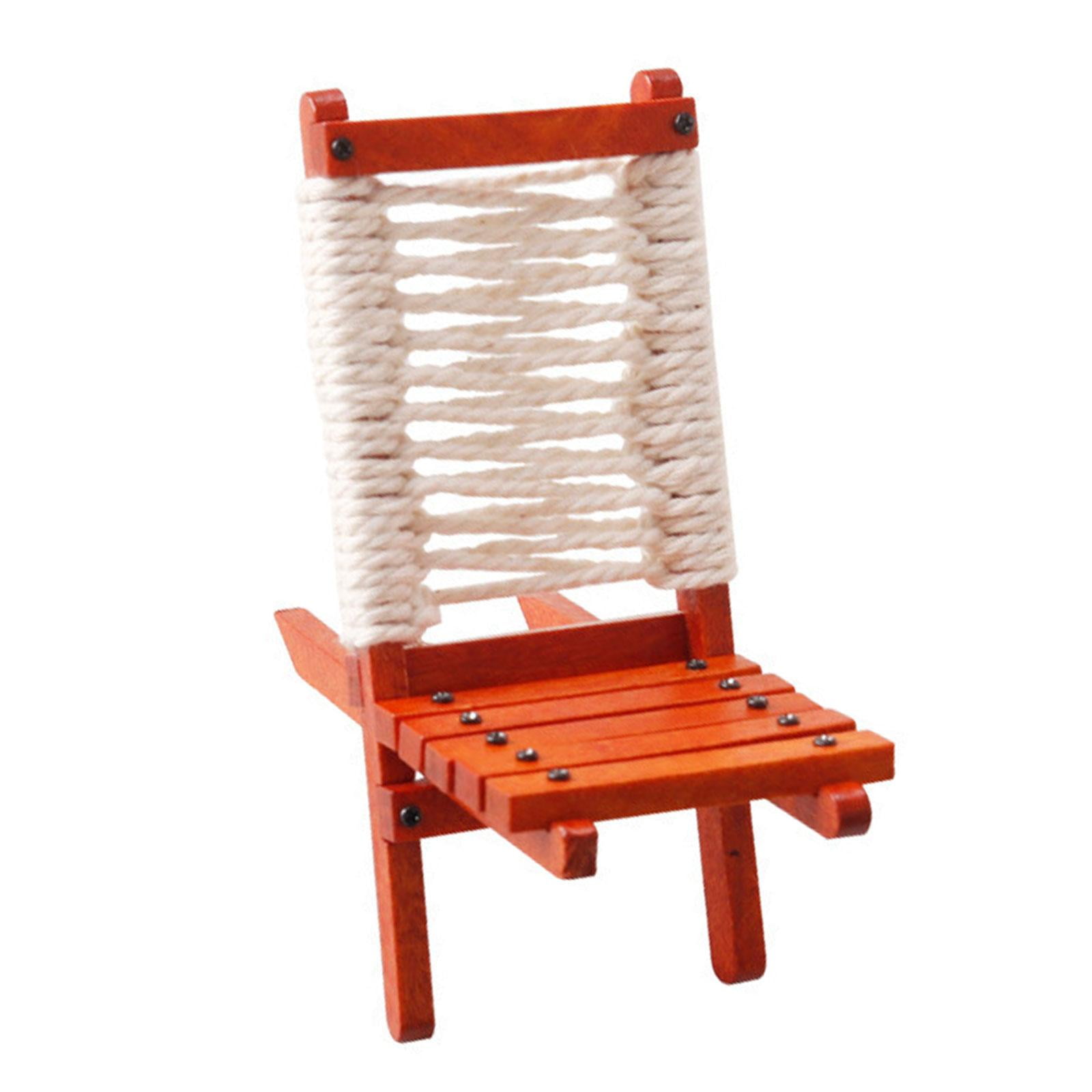 Miniature Dollhouse Lounge Chair Dollhouse Accessories Classic BJD Doll