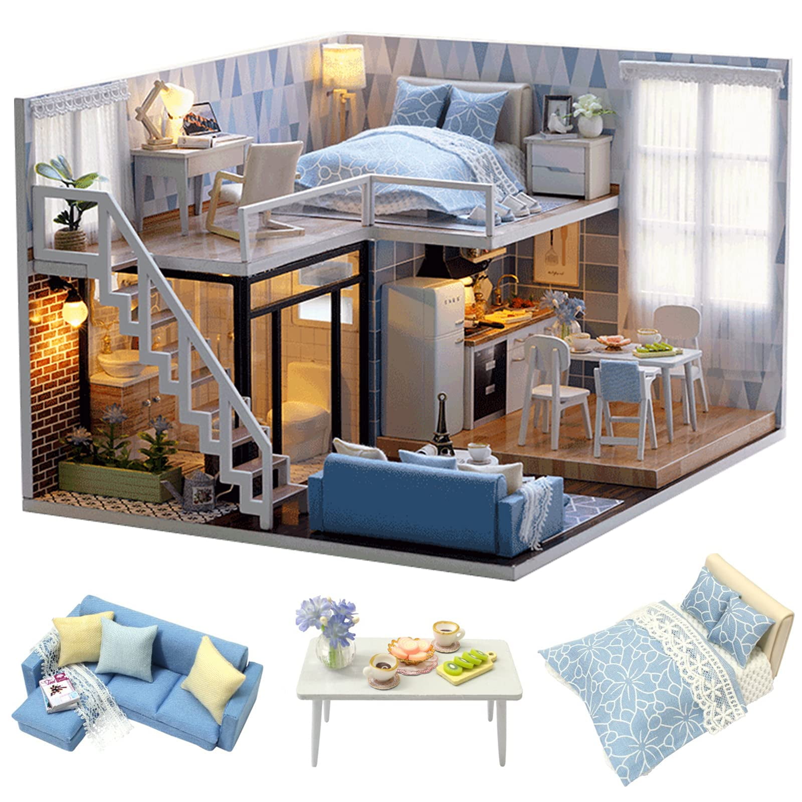 その他 Dollhouse Amazon.com: BESPORTBLE 1:12 Mini Furniture Street Lights
