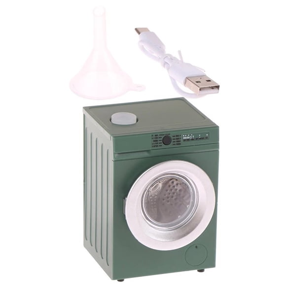 Miniature Dollhouses Washing Machine 1 12 Scale Realistic Wash Appliance Portable Accessory for Dollhouses Laundry Room