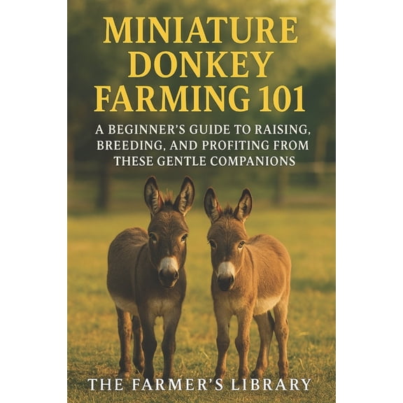 Miniature Donkey Farming 101: A Beginner's Guide to Raising, Breeding & Profiting from These Gentle Companions:, (Paperback)