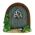 thumbnail image 1 of Miniature Doors For Trees Outdoor Garden Fairy Door Accessories Whimsical Tree Decoration Unique Desktop Ornament, 1 of 4
