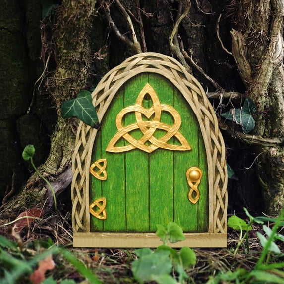 Miniature Doors for Trees - Outdoor Tree Decoration - Unique Garden Accessories for Landscaping and Home Décor