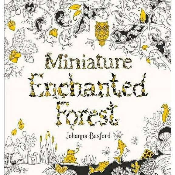 Miniature Enchanted Forest Coloring Book