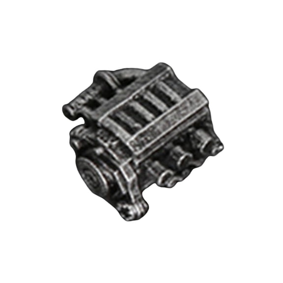 Miniature Engine Model Micro Engine Garage Scene Model Plastic Construction for 1/64 Scale Car Enthusiasts
