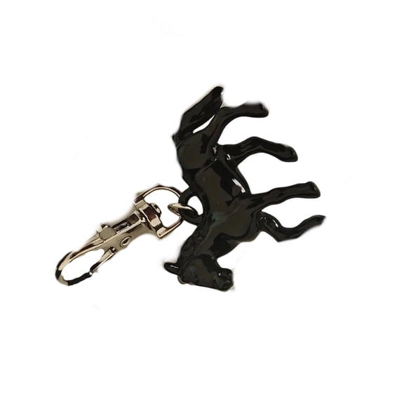 Miniature Equine Keychain Jewelry Acrylic Detailed Craftsmanship Bag Decoration Present For Friend Family