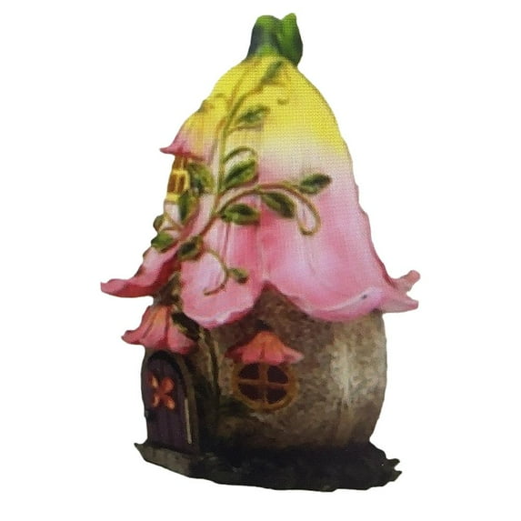 Miniature Fairy Garden Accessories,Wooden Fairy and House Statues,Fairy Garden Door for Tree,Small Landscape Decoration - Weatherproof Realistic Ornaments For Bedroom, Kids Room, Living Room