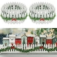 thumbnail image 1 of Miniature Fairy Garden Fence, DIY Wood Picket Fence, Small Wooden Fence for Christmas, Decorative Garden Picket Fence, Fairy Garden Accessories, Ornament for Dollhouse (White 2 Packs 35 inch), 1 of 8