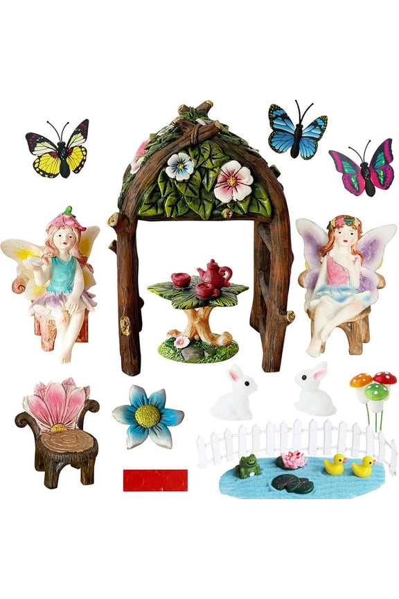 Miniature Fairy Garden Party Decoration Kits for Children