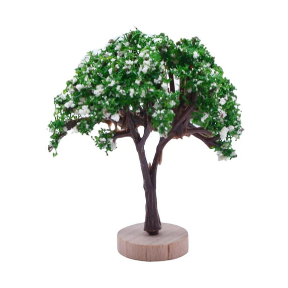Miniature Fairy Garden Tree, Simulation DIY Props, Micro Landscape Trees Decor, 6cmx5.5cm