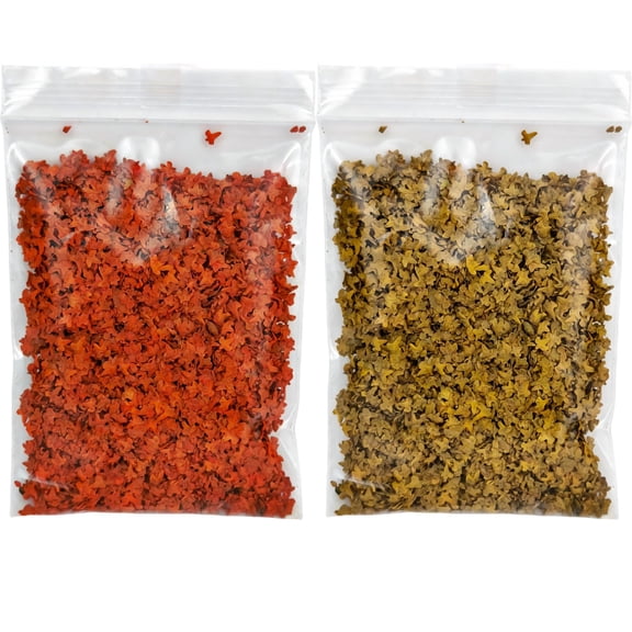Miniature Fall Leaves for Crafts Fake Leaf Diorama Knick-Knacks Decor 2Bags