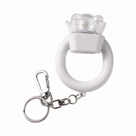 Miniature Fan Light Keychain Pendant Portable LED Support Stick Keyrings Accessory for Concerts and Sports Events