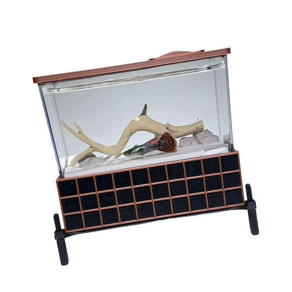 Miniature Fish Tank Model Mini Fish Bowl Ornament Micro Aquarium Decoration Plastic Material for Dollhouse Display