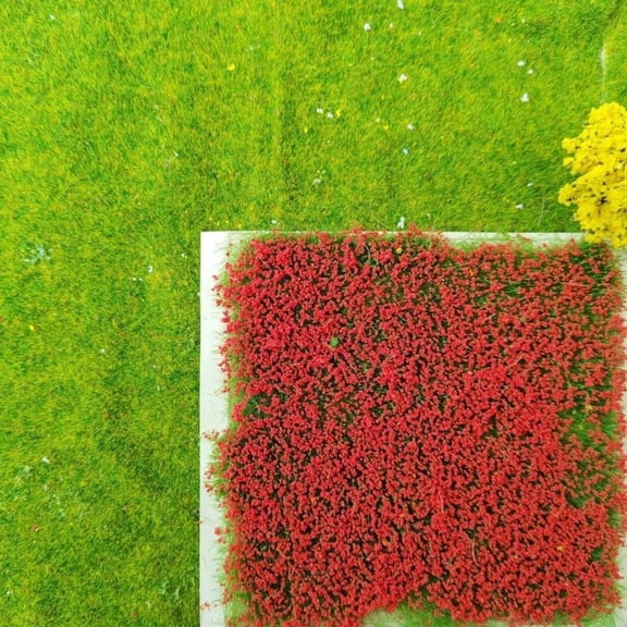 Miniature Flower Mat Model DIY Garden Landscape Trim Material Diorama Scene Grass Carpet for Architecture Scenery Decoration