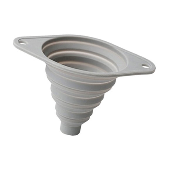 Miniature Foldable Kitchens Funnel Nontoxic Heat Resistant Materials Space Efficient For Oil Sauce Travel Essential