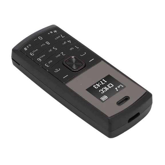 Miniature GSM Cellphone, 0.66" OLED Screen, 380mAh Battery, Expandable Memory