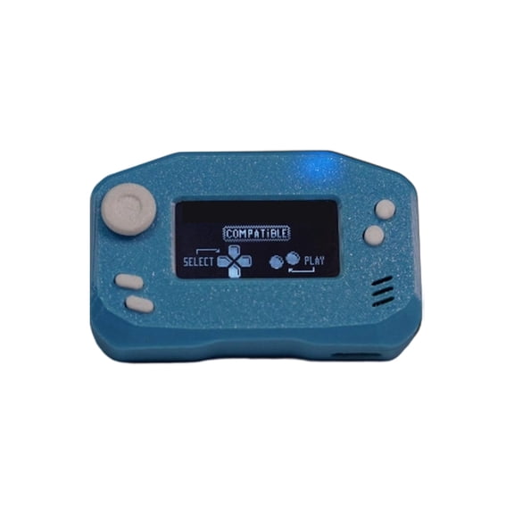 Miniature Game Console Arduboy Compatible 1.3in Display Rechargeable Portable